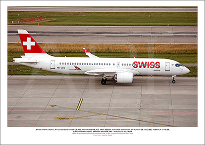 HB-JCG - Swiss International Air Lines  Bombardier CS-300 (Msn 55020) - 04