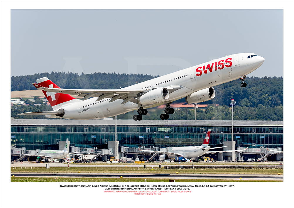 HB-JHC - Swiss International Air Lines Airbus A330-343 E  (Msn 1026) - 01