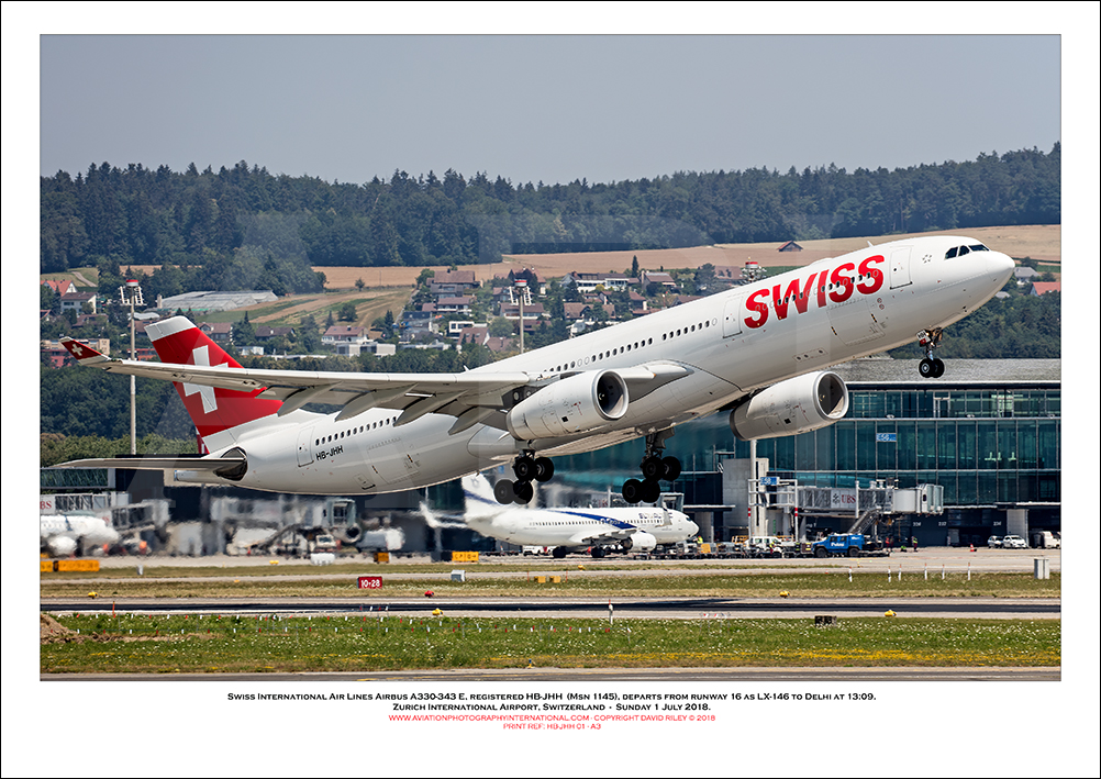 HB-JHH - Swiss International Air Lines Airbus A330-343 E  (Msn 1145) - 01