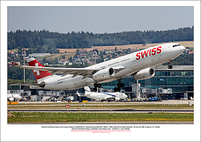 HB-JHH - Swiss International Air Lines Airbus A330-343 E  (Msn 1145) - 01