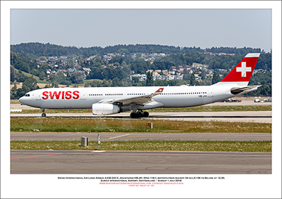 HB-JHI - Swiss International Air Lines Airbus A330-343 E  (Msn 1181) - 01