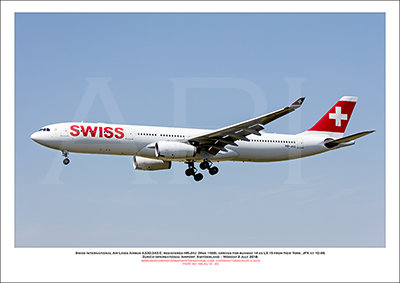 HB-JHJ - Swiss International Air Lines Airbus A330-343 E  (Msn 1188) - 01