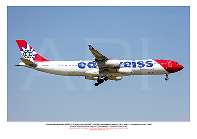 HB-JMF- Edelweiss Air Airbus A340-313 X  (Msn 561) - 03