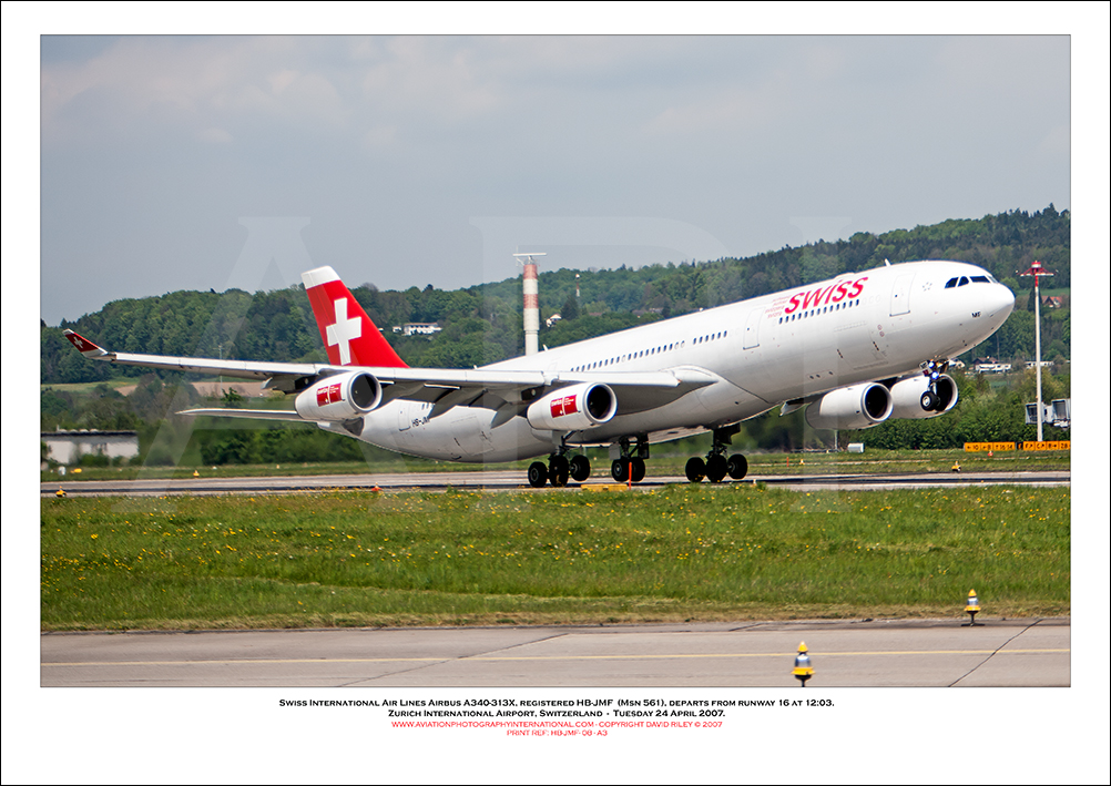 HB-JMF - Swiss International Air Lines Airbus A340-313X (Msn 561) - 08