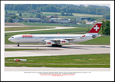 HB-JMF - Swiss International Air Lines Airbus A340-313X (Msn 561) - 10