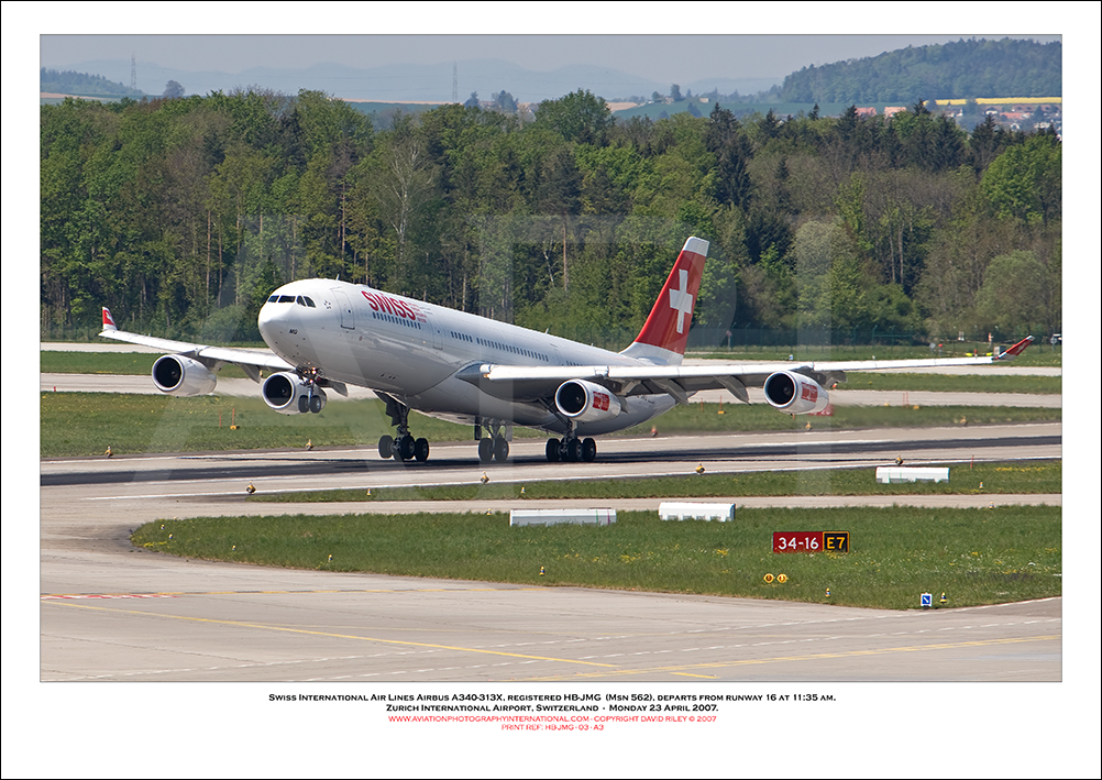 HB-JMG - Swiss International Air Lines Airbus A340-313 X (Msn 538) - 03