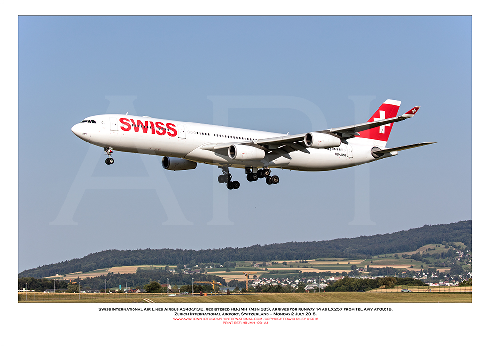 HB-JMH - Swiss International Air Lines Airbus A340-313 E (Msn 585) - 03