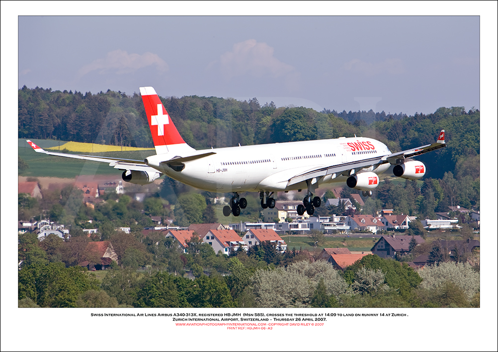 HB-JMH - Swiss International Air Lines Airbus A340-313 E (Msn 585) - 06