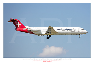 HB-JVE - Helvetic Airways Fokker 100  (Msn 11459) - 04