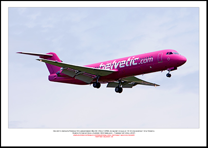 HB-JVE - Helvetic Airways Fokker 100  (Msn 11459) - 07