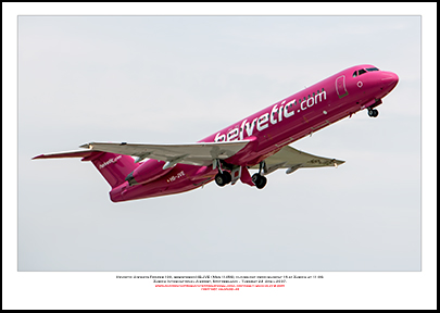 HB-JVE - Helvetic Airways Fokker 100  (Msn 11459) - 08