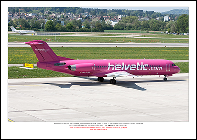 HB-JVF - Helvetic Airways Fokker 100  (Msn 11466) - 03