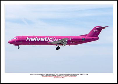 HB-JVF - Helvetic Airways Fokker 100  (Msn 11466) - 06