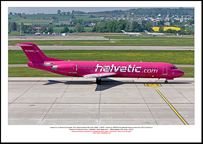 HB-JVG - Helvetic Airways Fokker 100  (Msn 11478) - 05