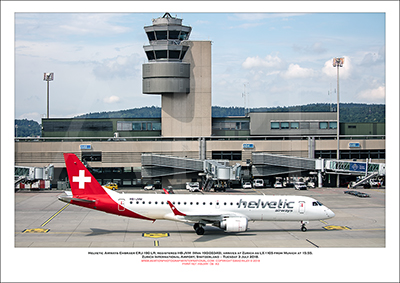 HB-JVM - Helvetic Airways Embraer ERJ-190 LR  (Msn 190-00349) - 06