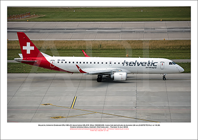 HB-JVM - Helvetic Airways Embraer ERJ-190 LR  (Msn 190-00349) - 07