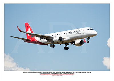 HB-JVO - Helvetic Airways Embraer ERJ-190 LR  (Msn 190-00294) - 01