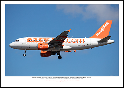 HB-JYB - easyJet Airbus A319-111 (Msn 4837 ) - 01