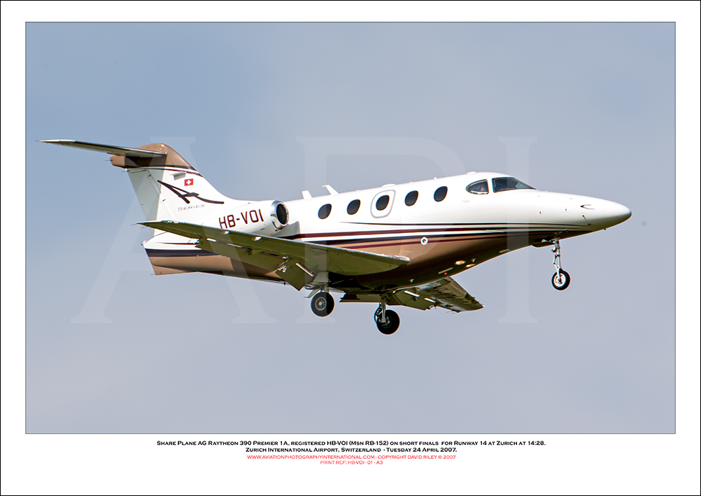 HB-VOI - Share Plane AG Raytheon 390 Premier 1A  (Msn RB-152) - 01