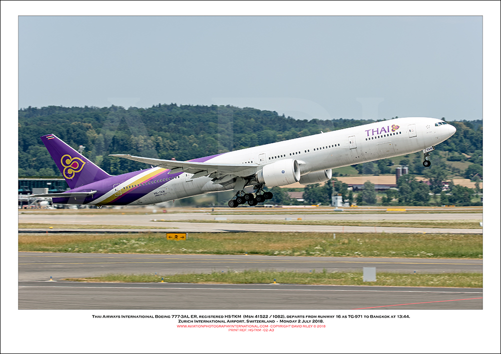 HS-TKM - Thai Airways International Boeing 777-3AL ER (Msn 41522 Ln 1082) - 02