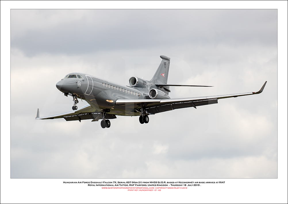 HUINGARY-607 - Hungarian Air Force Dassault Falcon 7X  (Msn 21) - 01