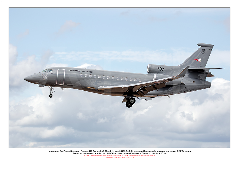 HUINGARY-607 - Hungarian Air Force Dassault Falcon 7X  (Msn 21) - 02