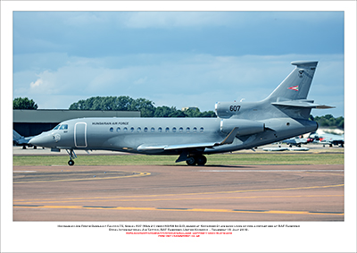 HUINGARY-607 - Hungarian Air Force Dassault Falcon 7X  (Msn 21) - 04