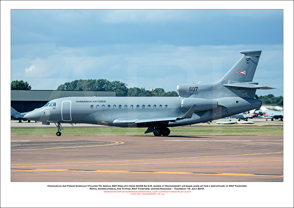 HUINGARY-607 - Hungarian Air Force Dassault Falcon 7X  (Msn 21) - 04
