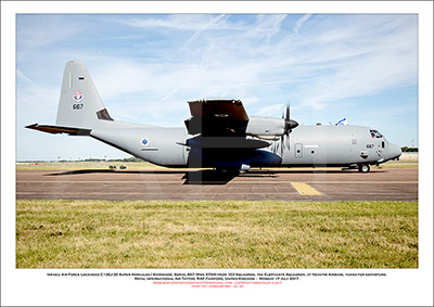 ISRAELIAF-667 - Israeli Air Force Lockheed C130J-30 Super Hercules ( Shimshon) (Msn 5794) - 02