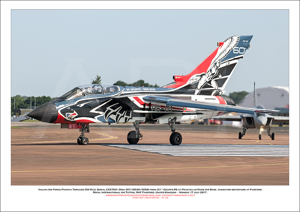 ITALY-CSX7041 -Italian Air Force Panavia Tornado IDS MLU (Msn 357/IS040/5050) - 01