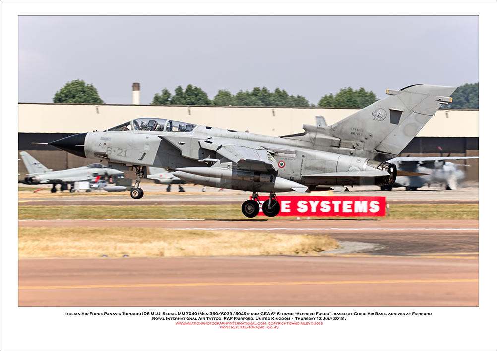 ITALY-MM-7040 -Italian Air Force Panavia Tornado IDS MLU (Msn 350/S039/5049) - 02