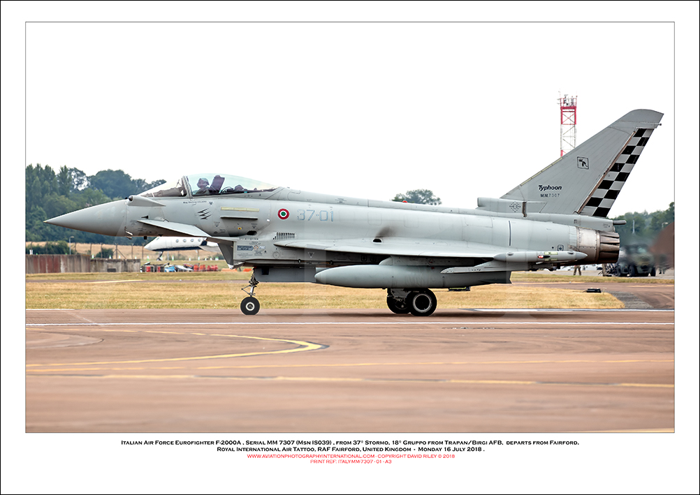ITALY-MM-7307 - Italian Air Force Eurofighter Typhoon F-2000A (Msn  IS039) - 01