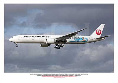 JA733J - Japan Airlines Boeing 777-346 ER (Msn 32432 Ln 521) - 01