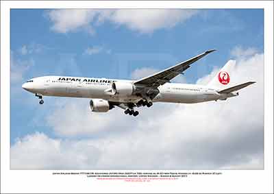 JA739J - Japan Airlines Boeing 777-346 ER (Msn 32437 Ln 736) - 01
