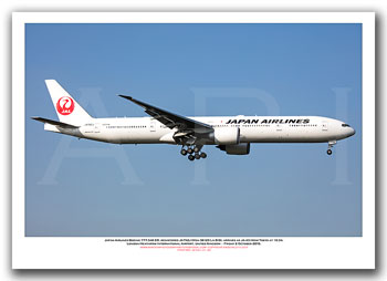 JA742J - Japan Airlines Boeing 777-346 ER (Msn 32435 Ln 583) - 01