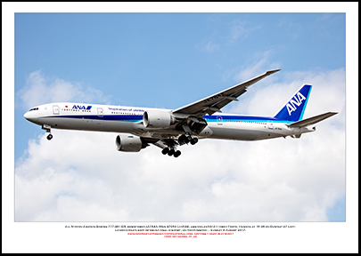 JA784A- All Nippon Airways Boeing 777-381 ER  (Msn 37950 Ln 833) - 01