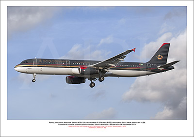 JY-AYV - Royal Jordanian Airbus A321-231  (Msn 5177) - 01