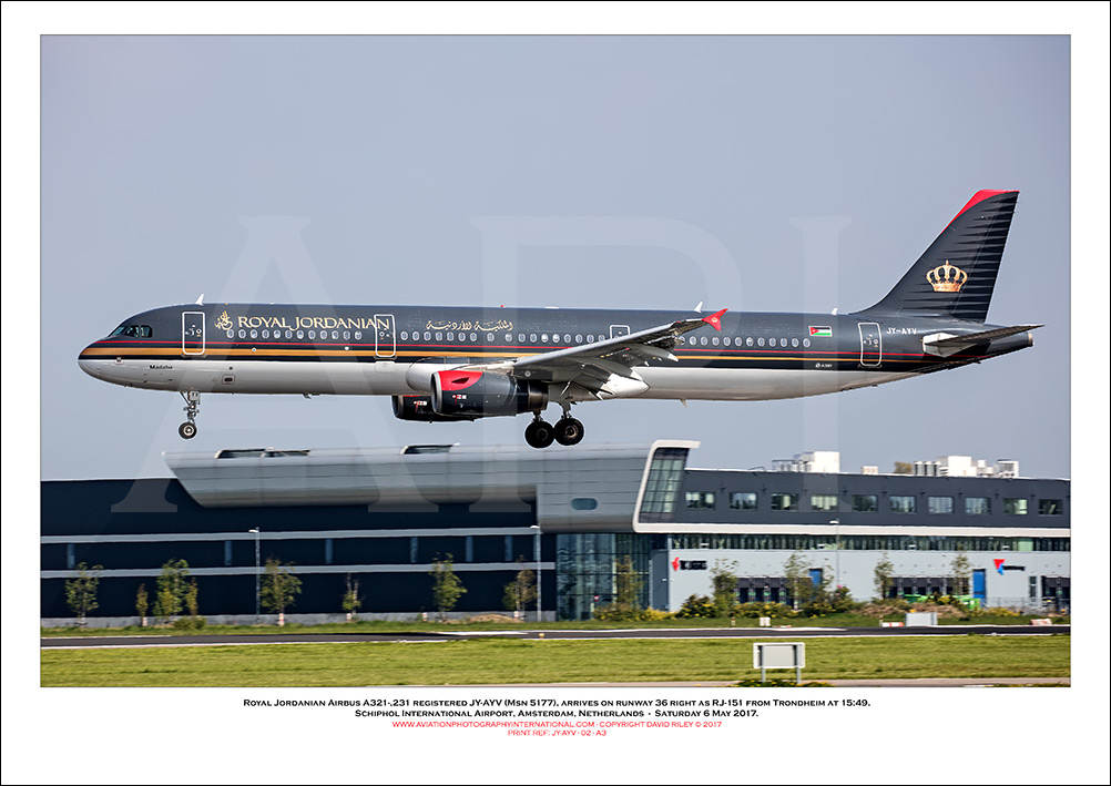 JY-AYV - Royal Jordanian Airbus A321-232  (Msn 5177) - 02