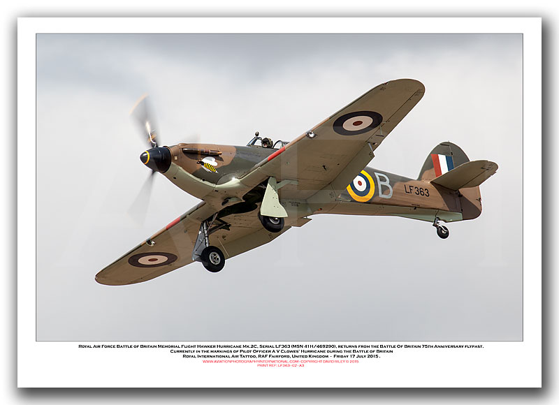 LF363 - Royal Air Force Battle of Britain Memorial Flight Hawker Hurricane Mk.2C (Msn 41H/469290) - 02