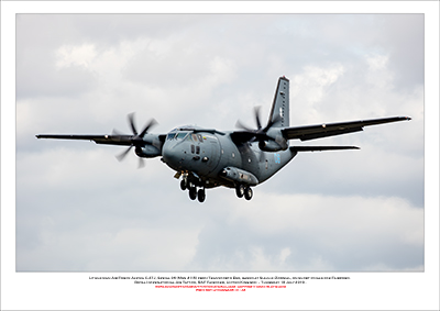 LITHUANIA-06 - Lithuanian Air Force Alenia C-27J (Msn 4115) - 01
