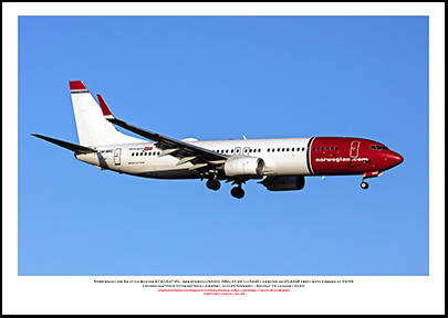 LN-NHC- Norwegian Air Shuttle Boeing 737-8JP WL (Msn 41128 Ln 5235) - 02