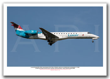 LX-LGY - Luxair Emrbaer ERJ-145LU  (Msn 145-242) - 01