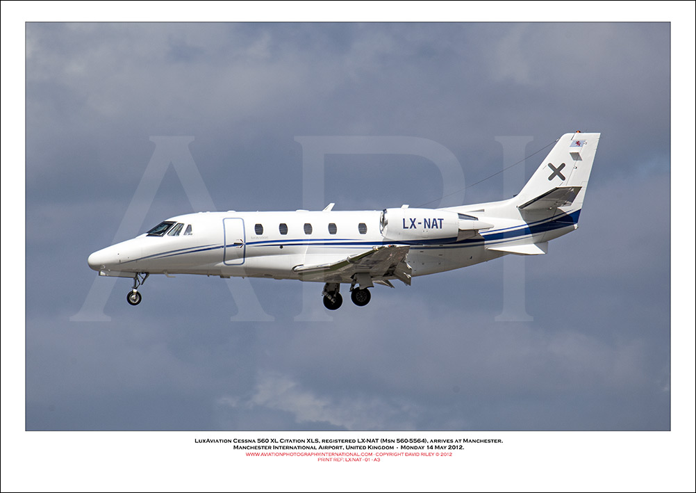 LX-NAT - LuxAviation Cessna 560 XL Citation XLS (Msn 560-5564) - 01