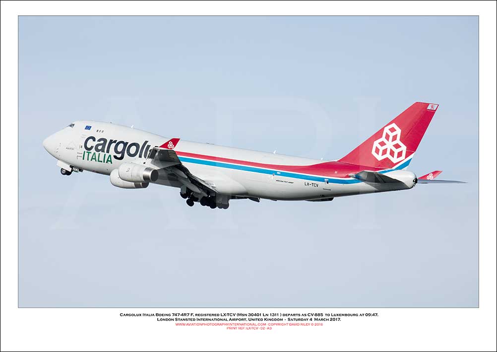 LX-TCV-  Cargolux Boeing 747-4R7F  (Msn 30401 Ln 1311) - 02