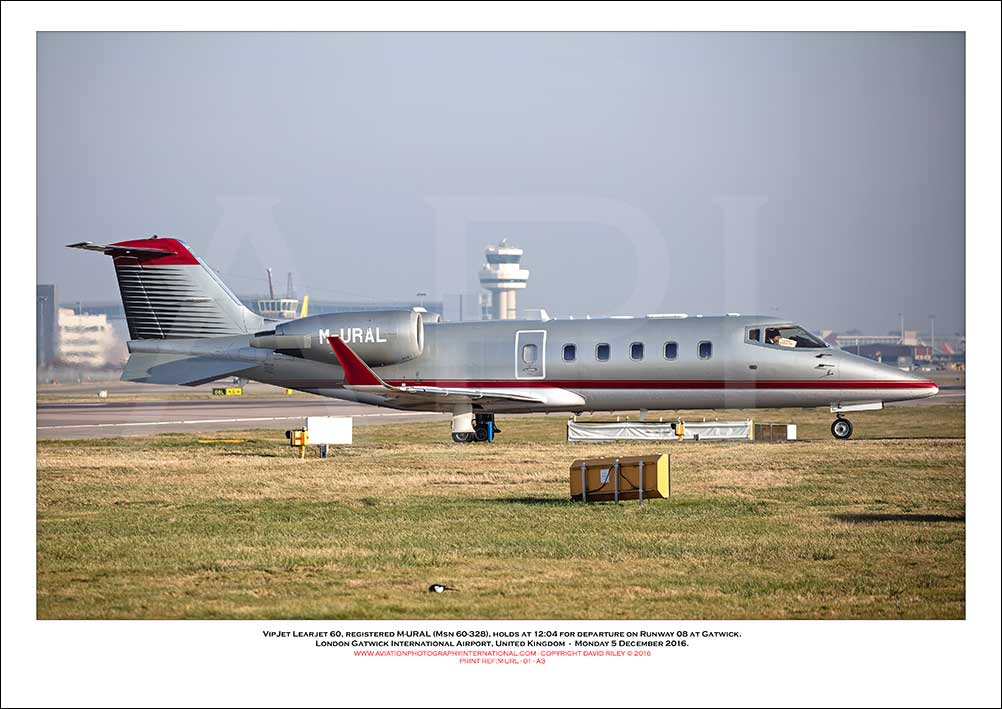 M-URAL - VipJet Learjet 60  (Msn  60-328) - 01