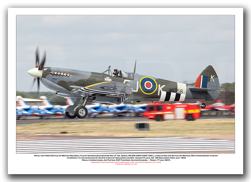MK356 - Royal Air Force Battle of Britain Memorial Flight Supermarine Spitfire Mk.LF IXe (Msn CBAF.1561) - 02