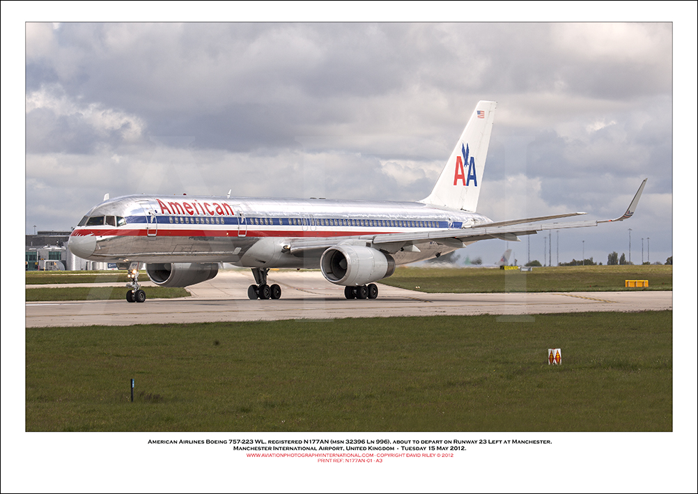 N177AN- American Airlines Boeing 757-223 WL  (Msn 32396 Ln 996)) - 01