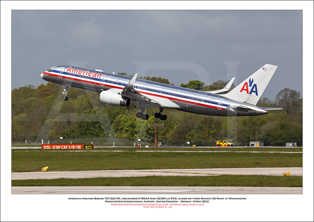 N190AA- American Airlines Boeing 757-223 WL  (Msn 32384 Ln 973) - 01