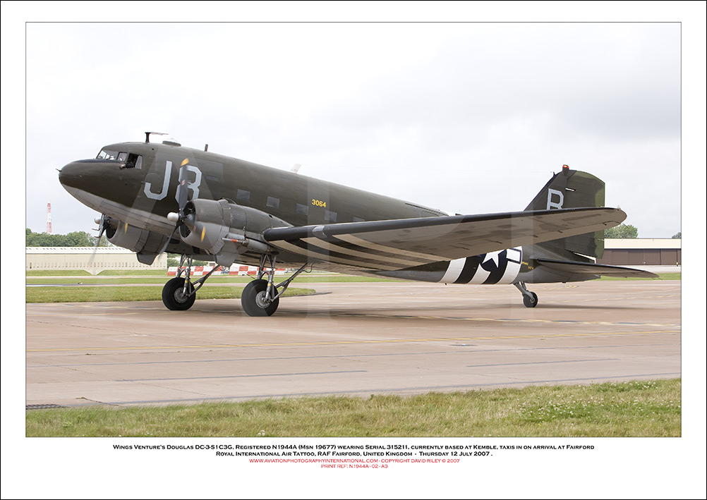 N1944A- Wings Venture�s Douglas DC-3-S1C3Gl (Msn 19677) ) - 02