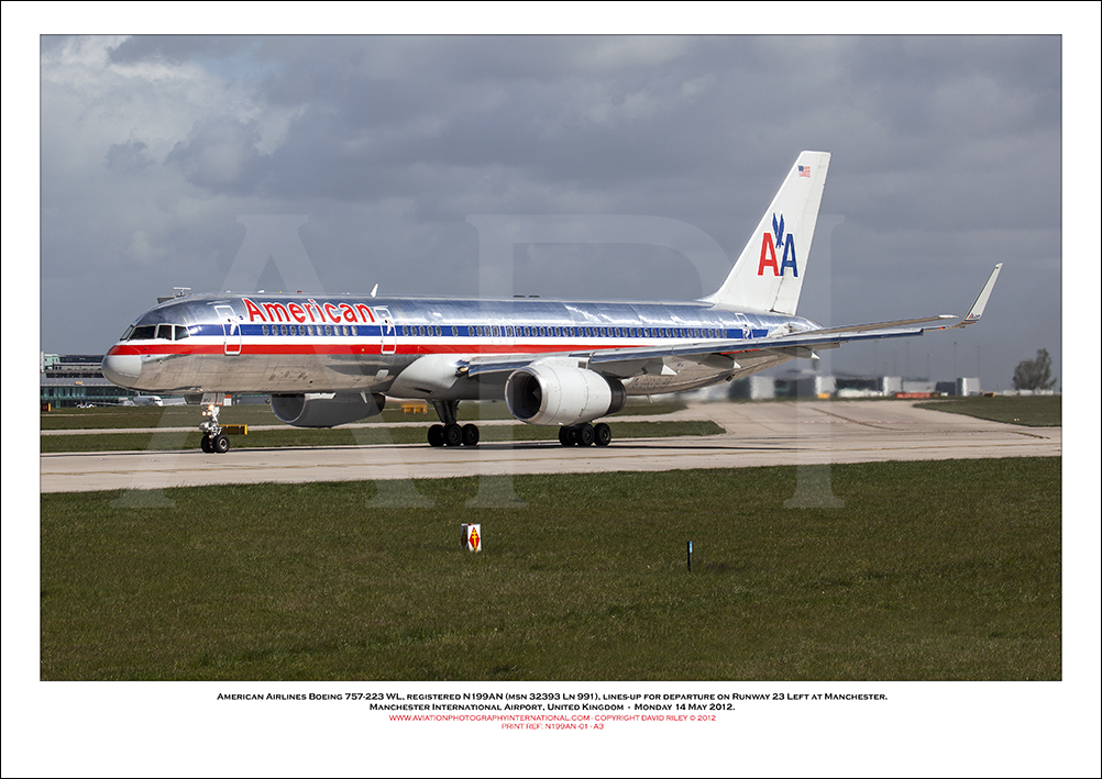 N199AN- American Airlines Boeing 757-223 WL   (Msn 32393 Ln 991) - 01